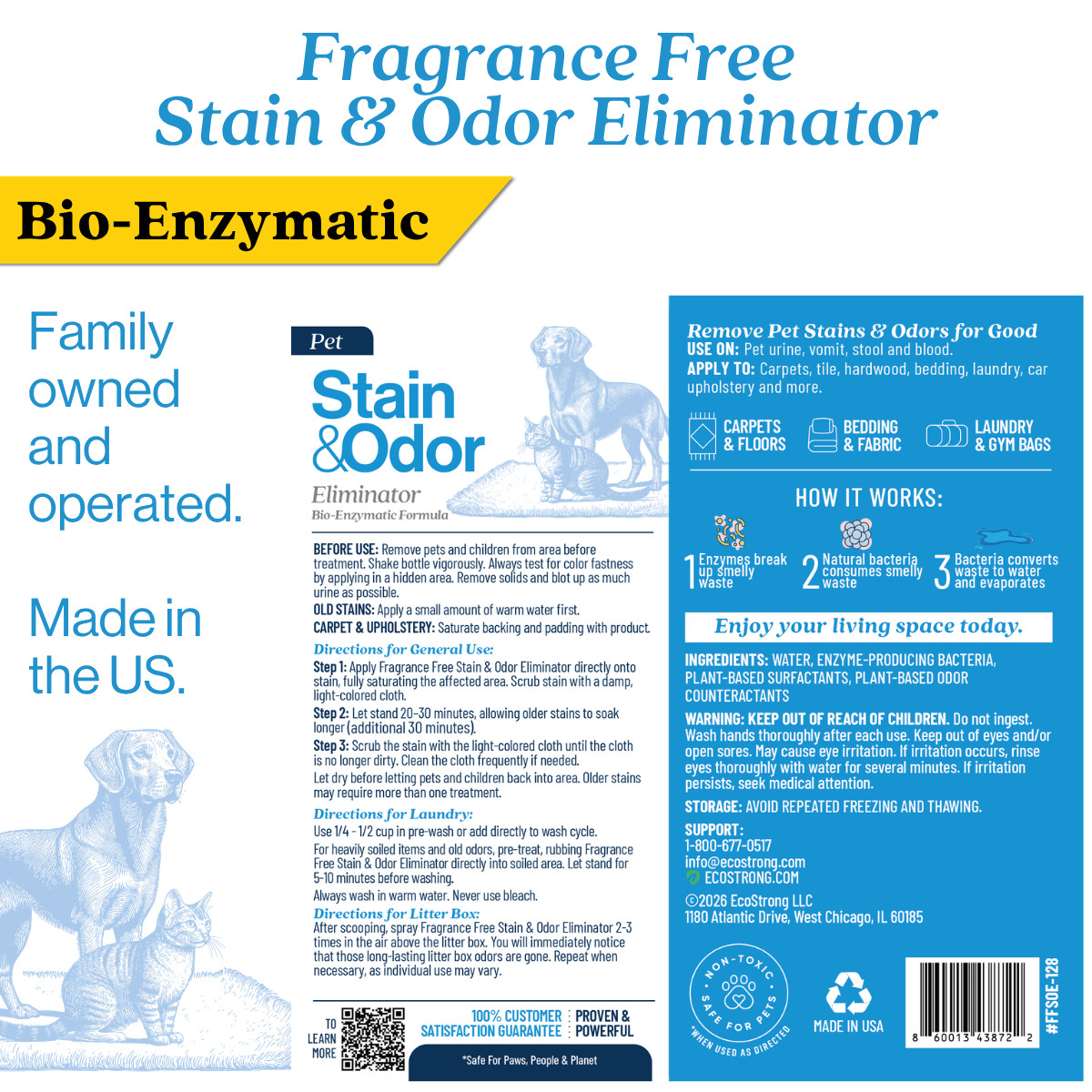 Fragrance Free Stain and Odor Eliminator