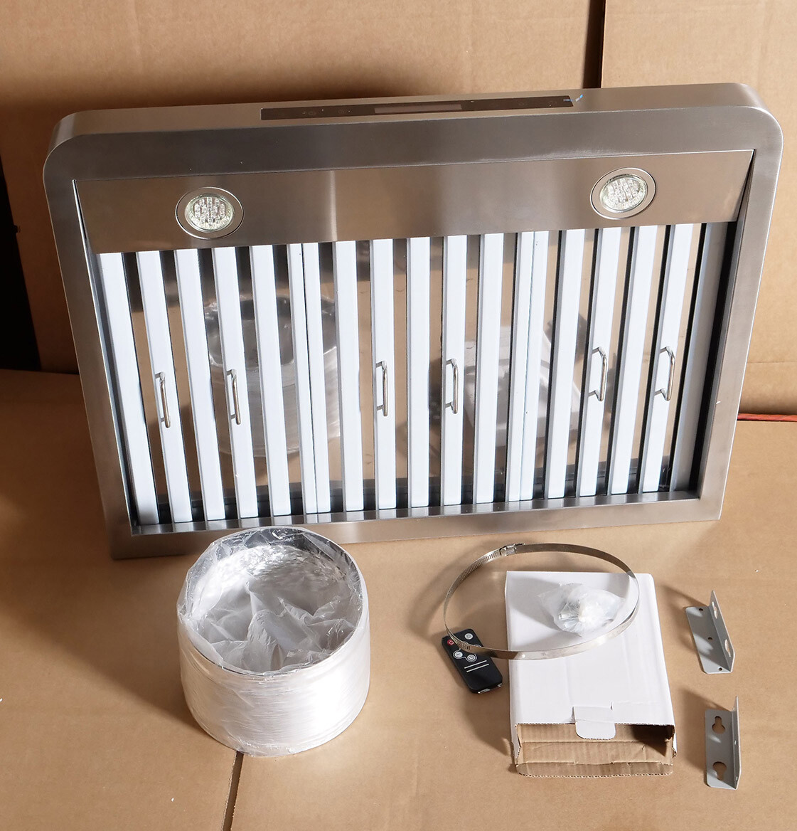 30 In. Under Cabinet Range Hood [OPEN BOX] 500 CFM, Stainless Steel LCD Controls