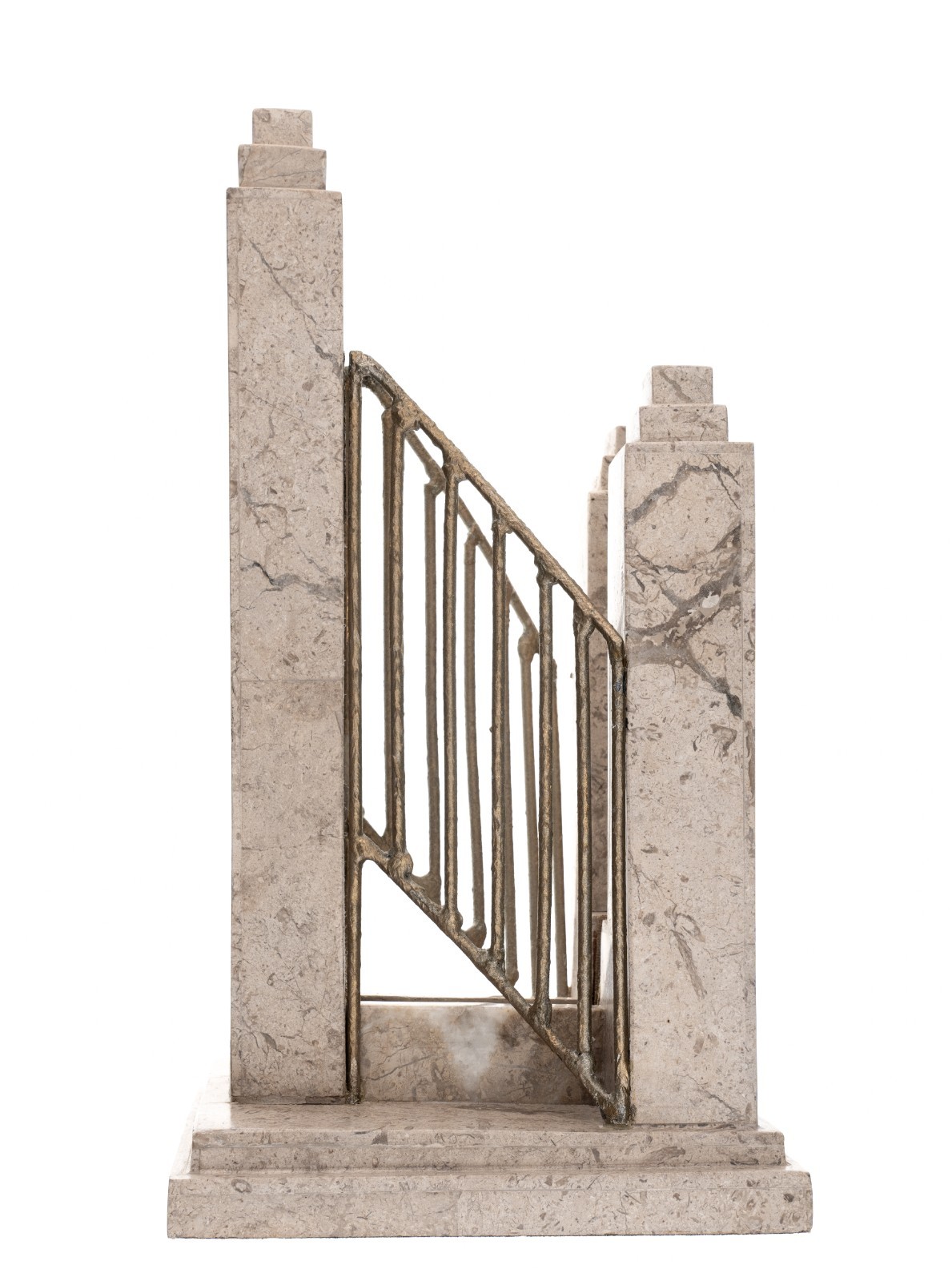 O.C. Tanner Display for Unknown Award Plaque of a Bridge / Staircase 11″ 3.5lbs