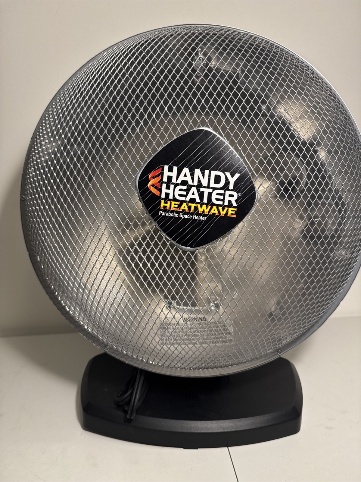 1500-Watt 18.5 In. Electric Ceramic Parabolic Space Heater *Read desc