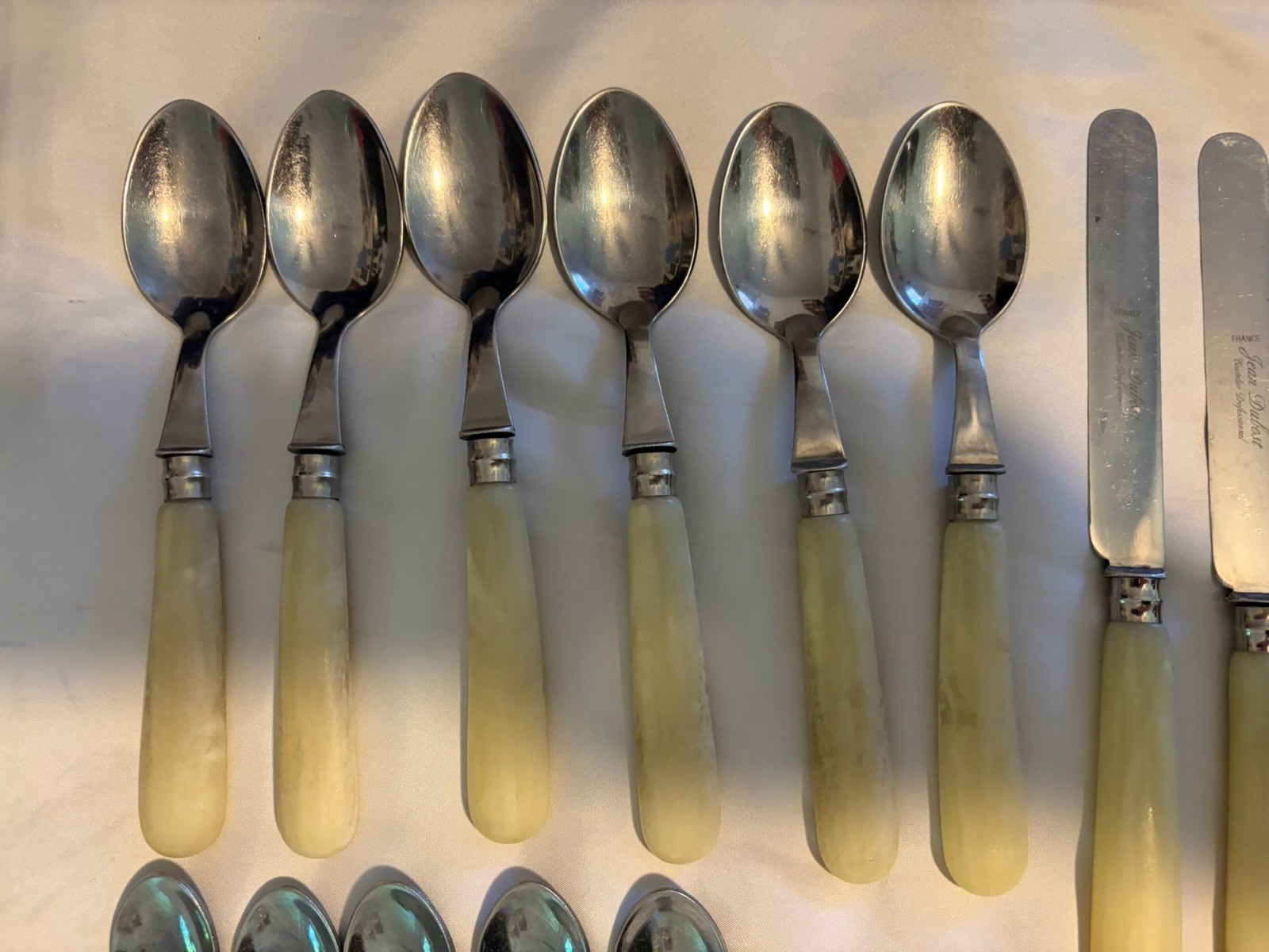 jean dubost Vintage Cutlery 28Pc Made In France Stainless Steel See Description
