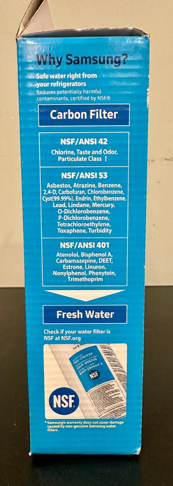 Samsung Water Filter Replacement DA29-00020B *NEW IN BOX*