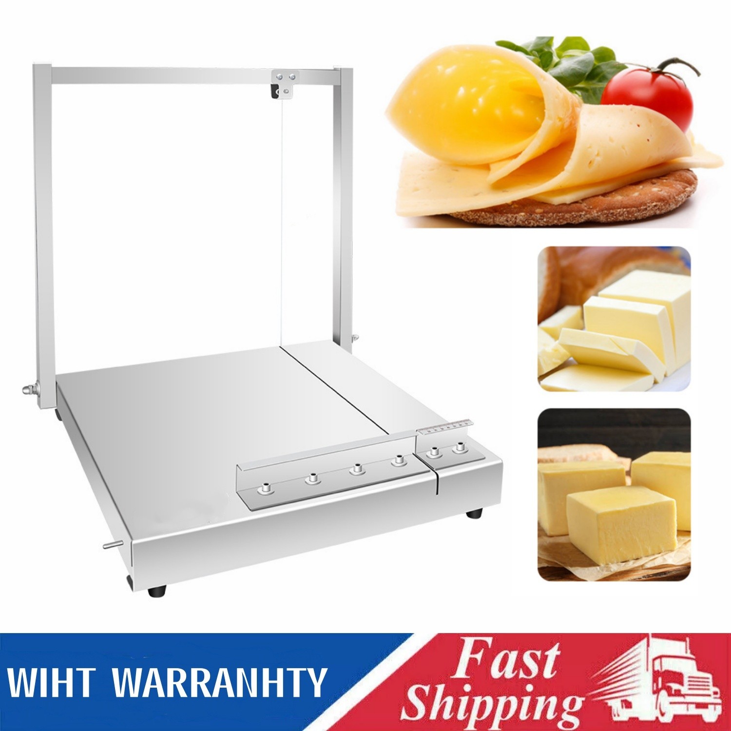 Cheese Slicer 41CM Wire Cutter Butter 304 Stainless Steel F/ Baking Slicer