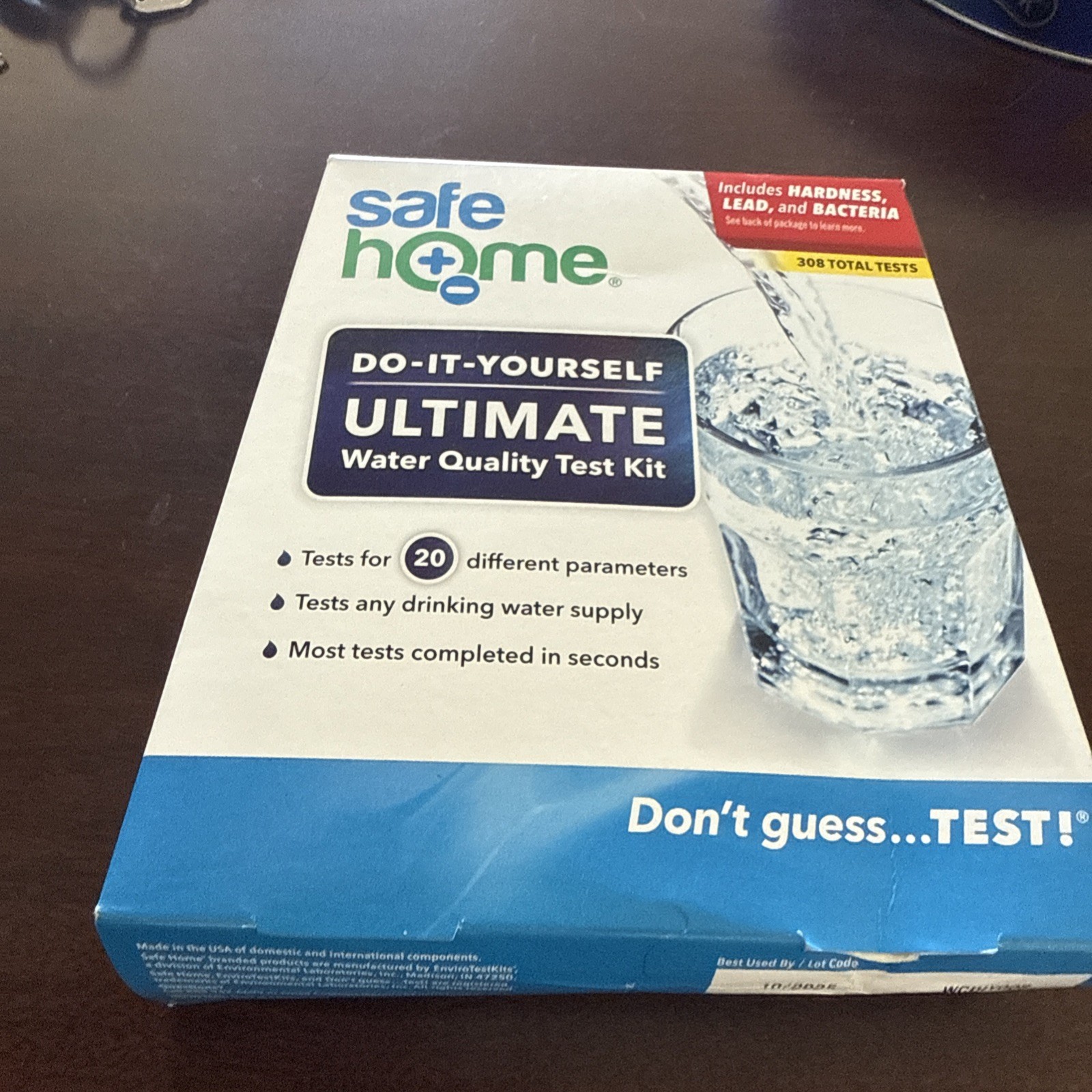 ® 14-in-1 Drinking Water Test Kit – DIY Testing for Lead Bacteria Hardness Co…