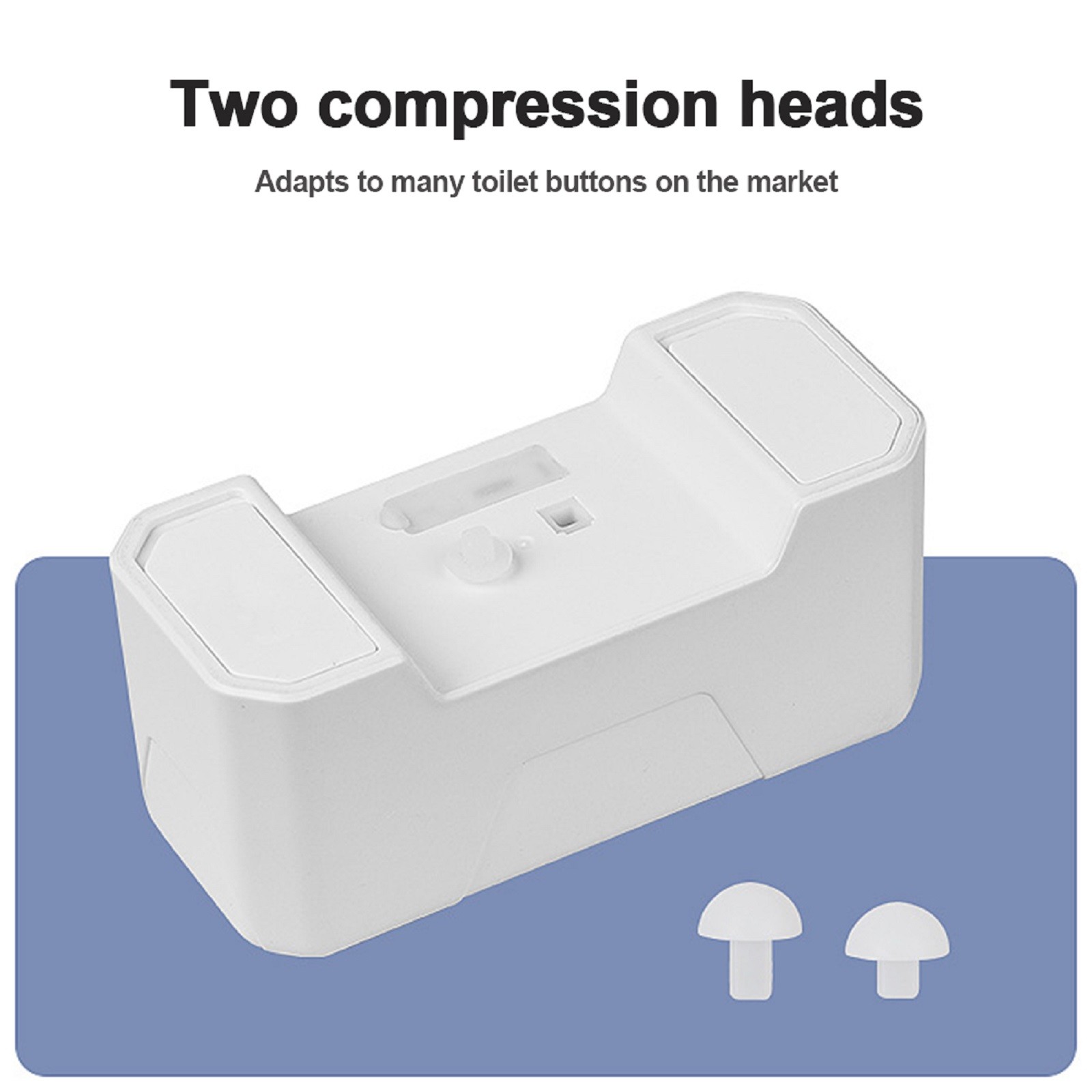 ABS Plastic Automatic Touchless Toilet Flusher Button Home Flushing Sensor