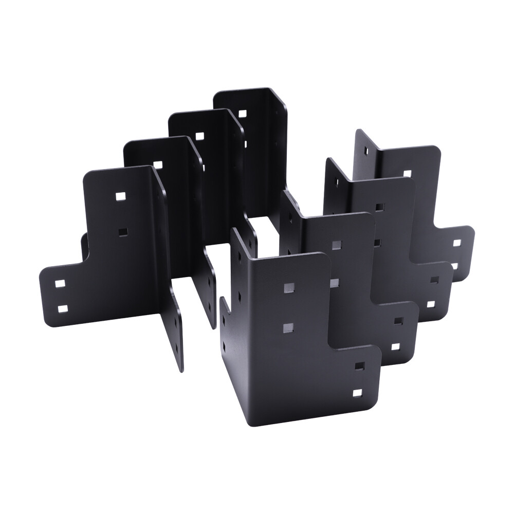 Steel Corner Brackets 8 Pcs Workbench Shop Table Kit Multi-Angle Joint Fastener