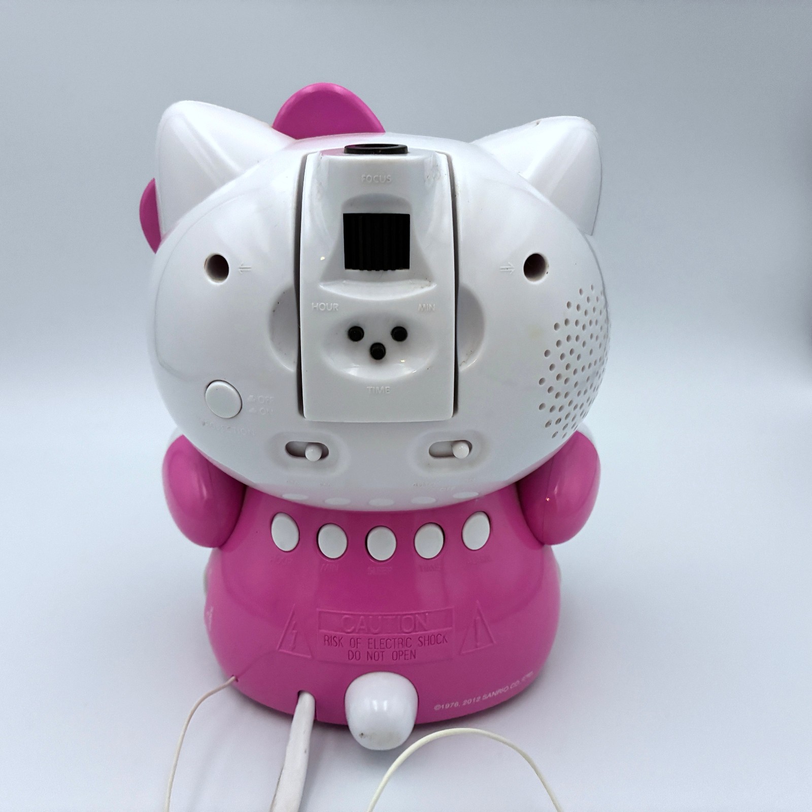 Hello Kitty Projector Alarm Clock AM / FM Radio KT2064 – Tested Working