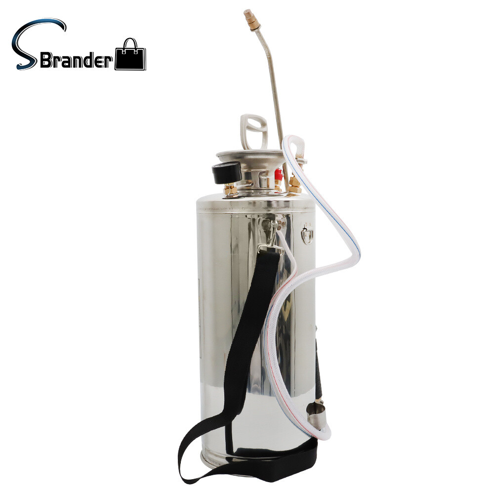 High Quality 2 Gallon Pump Sprayer Stainless Steel Sprayer With Reinforced Hose