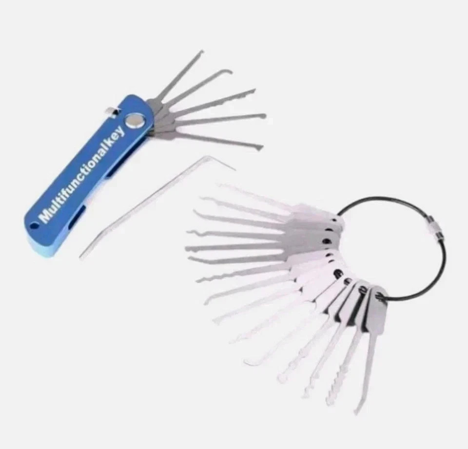 21pcs Stainless Steel Portable Key Practice Set Professional Key Door Open******