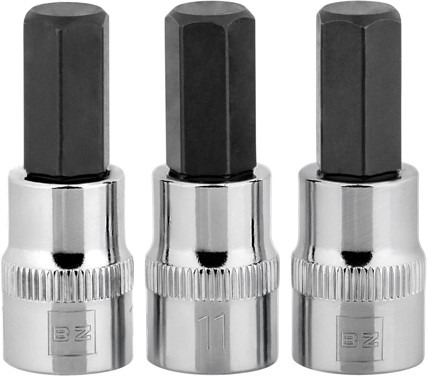 11Mm Hex Bit Socket/Allen Driver Three Pack (3/8″ Drive, Short)