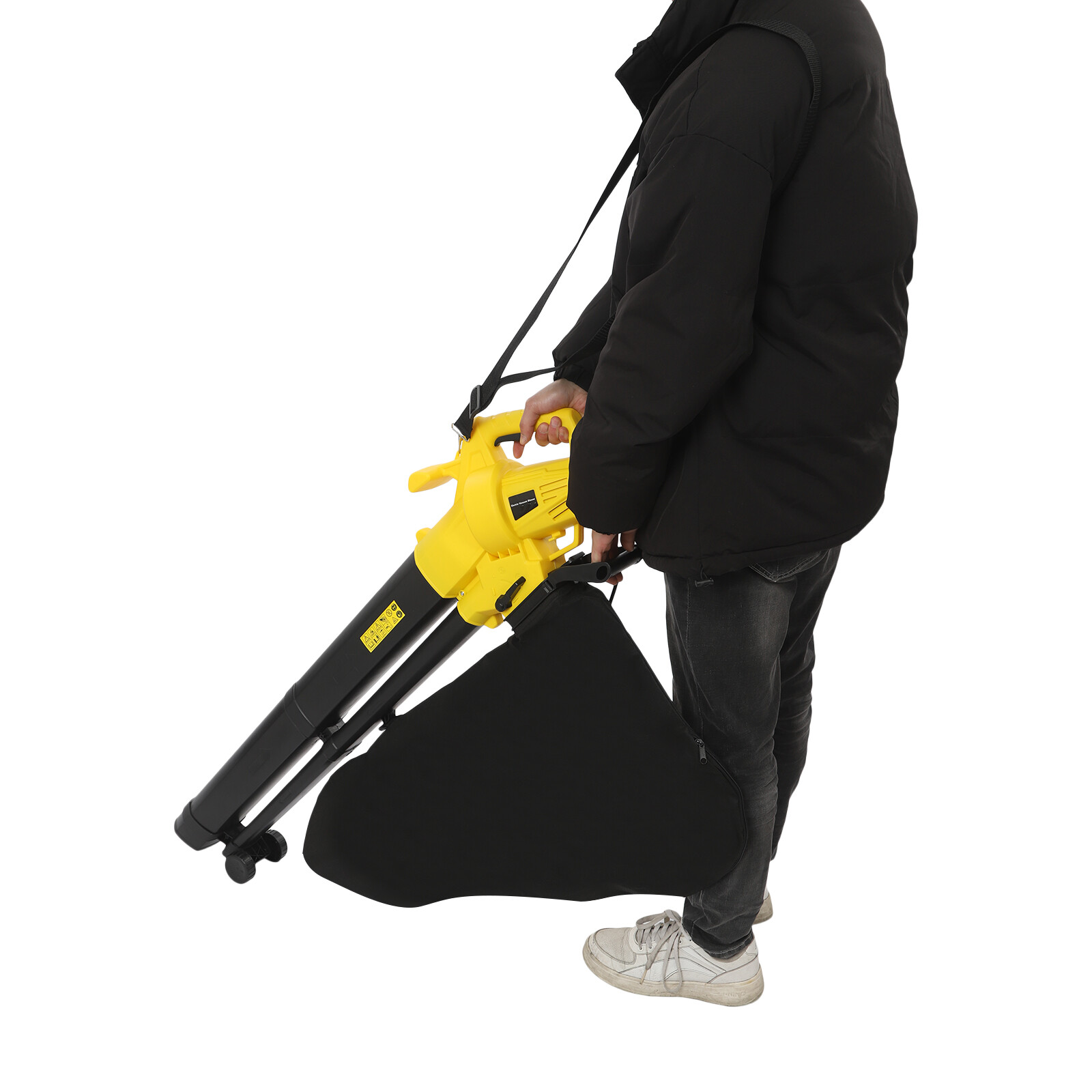 3-in-1 Electric Leaf Blower Vacuum Combo 466CFM Yard Leaf Blower w/35L Bag 110V