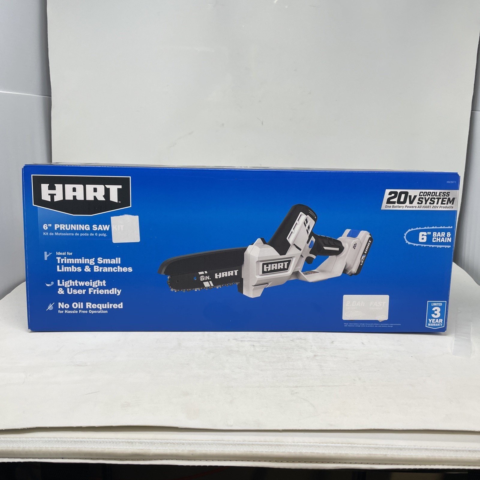 Hart HGCS071 20V Volt 6-inch Battery Powered Pruning Saw Chainsaw *Tool Only*