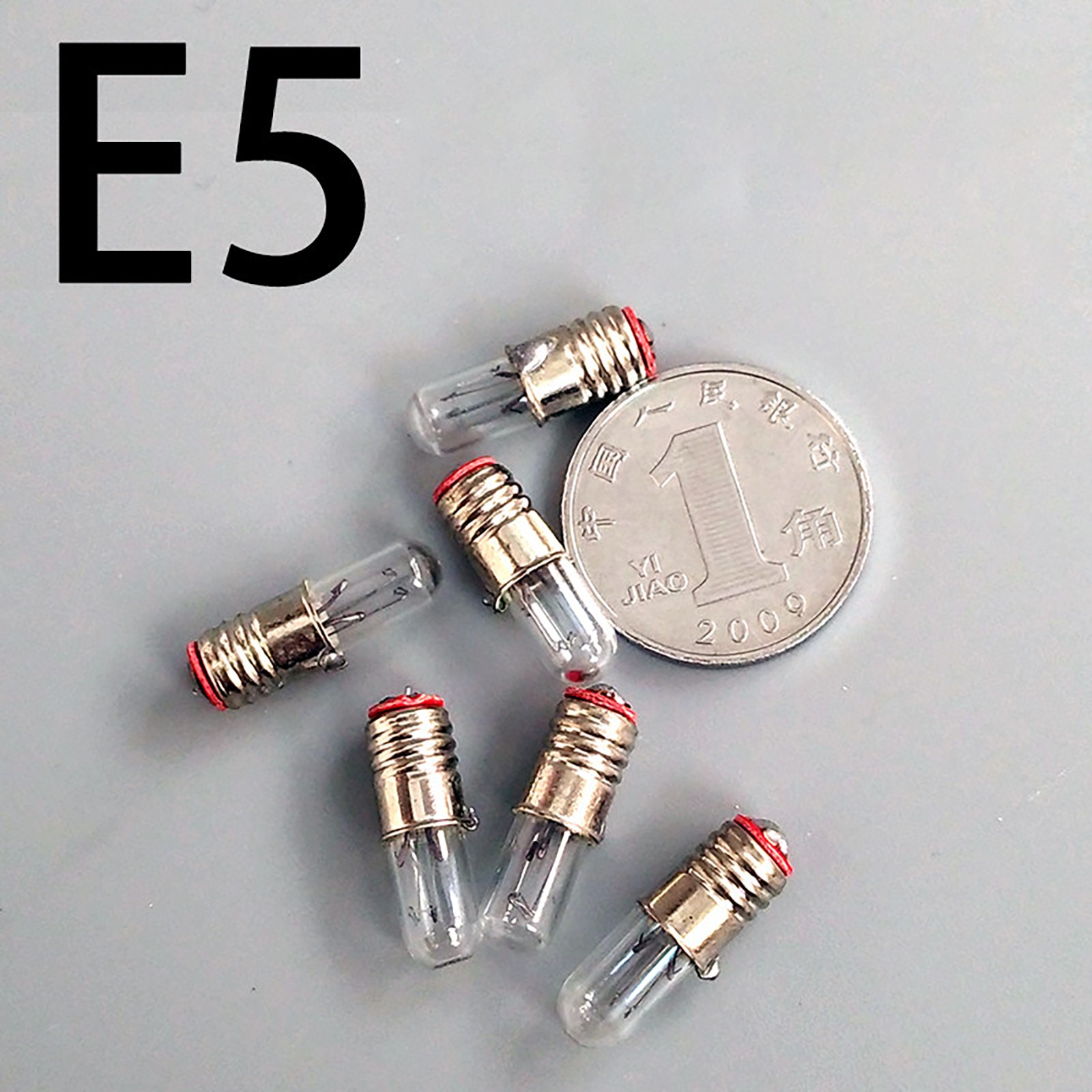 E5 Screw Lamp Miniature Signal Indicator Warning Light Bulb 1.5V 2.5V 6V 12V 24V