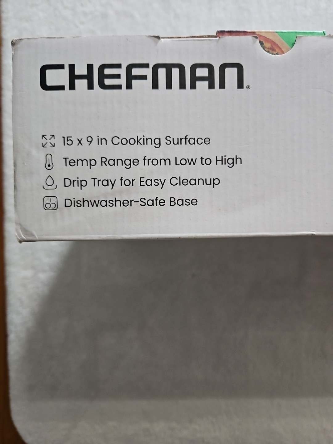 Chefman Smokeless Indoor Electric Grill, Adjustable Temperature Control