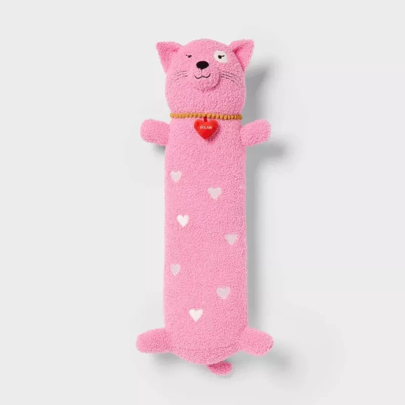 Pillowfort Cat Kids’ 3.5lbs Weighted Plush Throw Pillow Pink NWT
