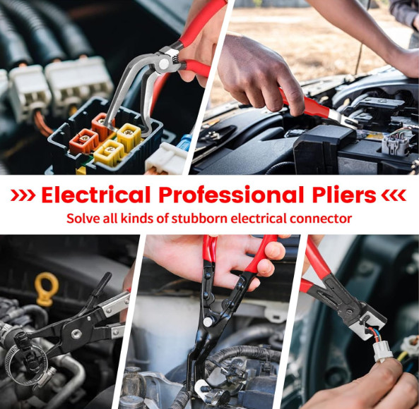 5Pcs Automotive Electrical Disconnect Pliers Kit