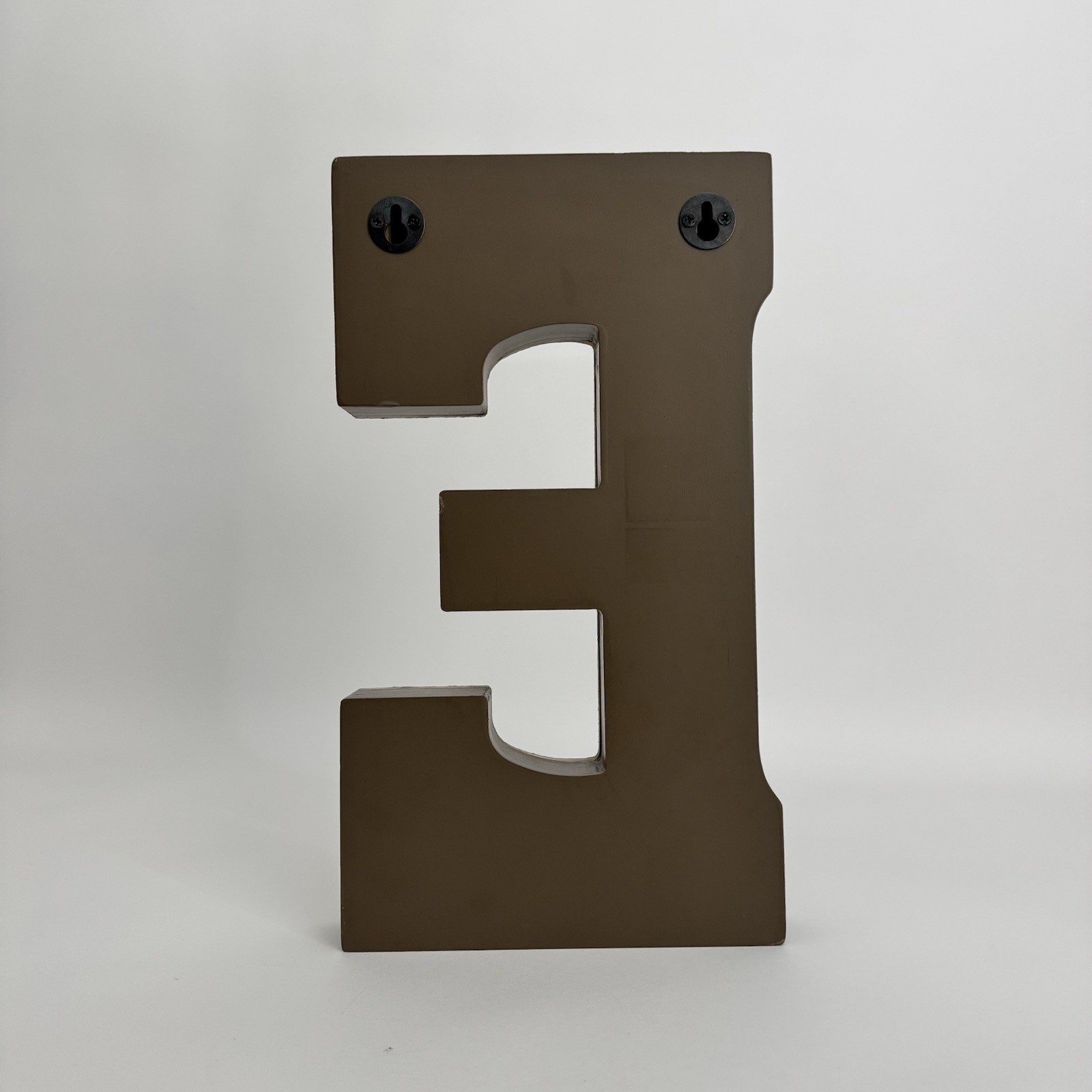 Galvanised Metal & Wood Letters Wall Decor 8×14 Hobby Lobby “E”