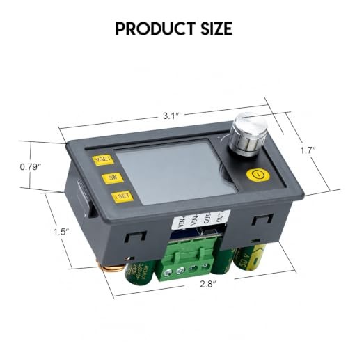 120W Buck Boost Converter, CC CV Adjustable Voltage Regulator with MPPT Solar