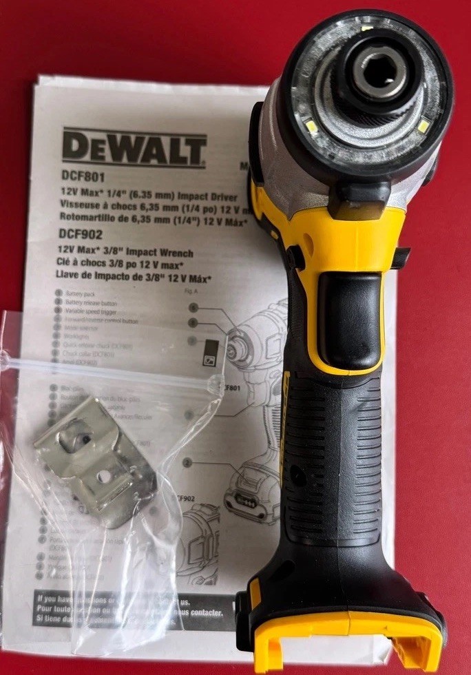 DeWALT Genuine DCF801B Xtreme 12V Max 1/4″ Impact Driver 12 Volt New !!!