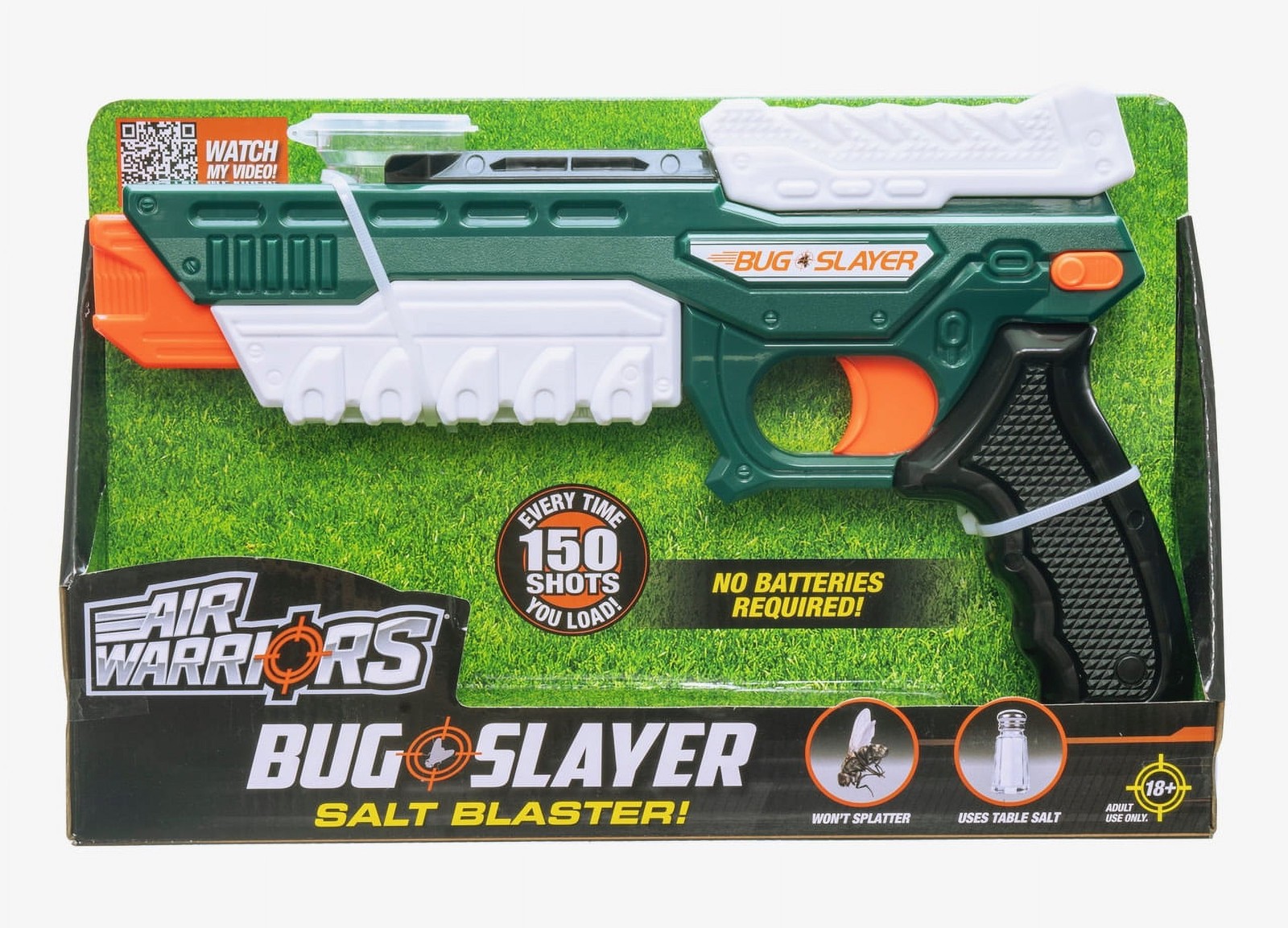 Bug Slayer 3-Pack of Salt Blaster Bug Killer Fly Stopper Pistol Gun w/ Safety