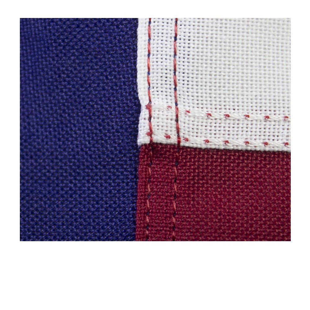 US Flag 3 x 5 ft: 100% American Made Cotton Embroidered Stars and Sewn Stripes