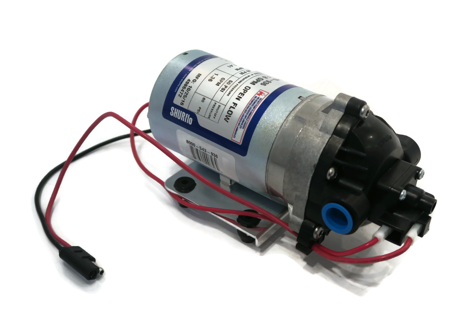 New SHURFLO PUMP 1.8 GPM #8000-543-936 for Industrial Residential Commercial Use