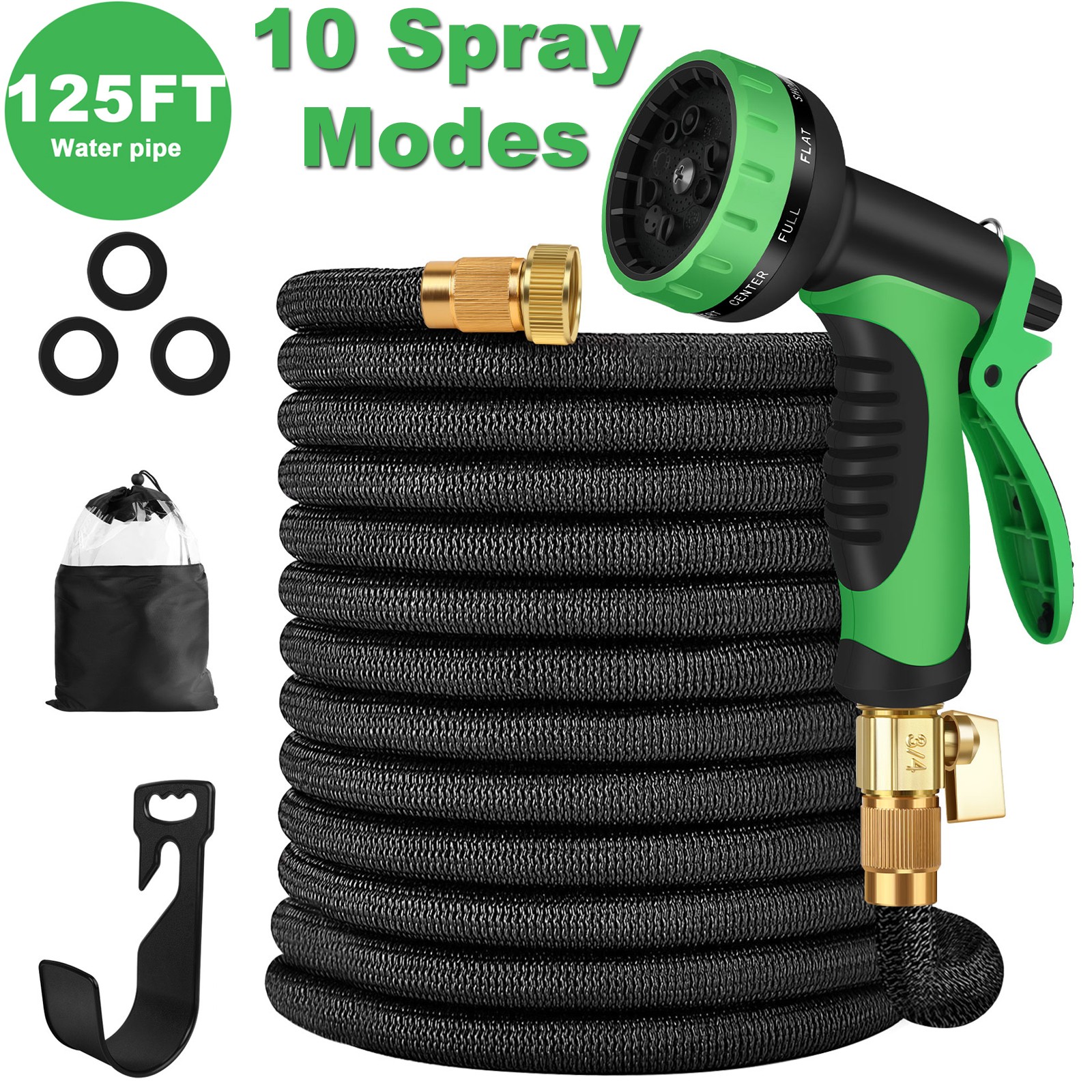 Outdoor Expandable Flexible Garden Water Hose Magic Pipe 50/75/100/150ft