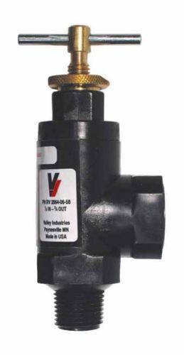 Pressure Regulator Valve 1/2″ 3/4″ – chemical resistant nylon, Hamilton 20640558