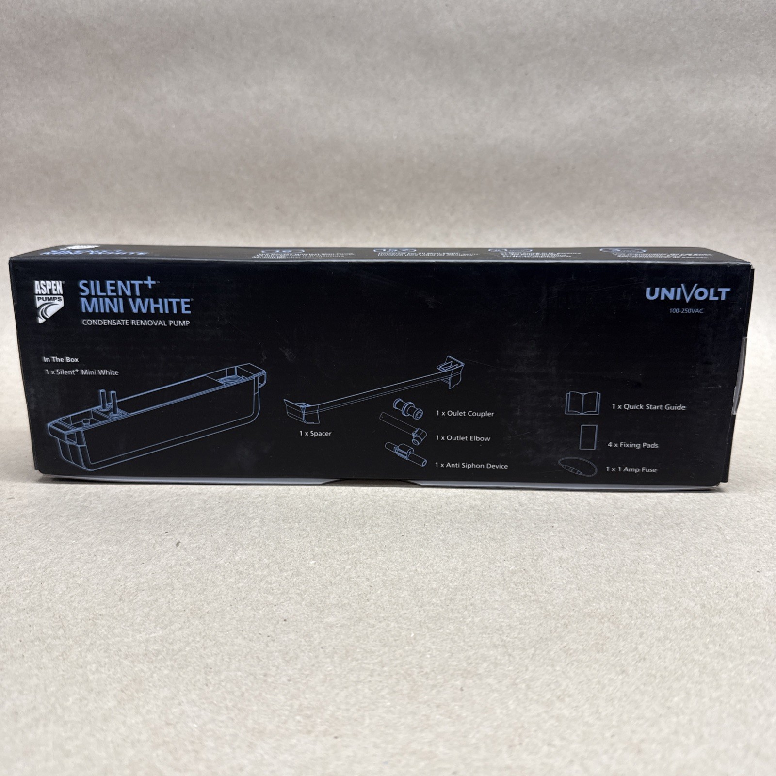 Aspen Pumps Silent + Mini White Condensate Removal Pump (New Model)