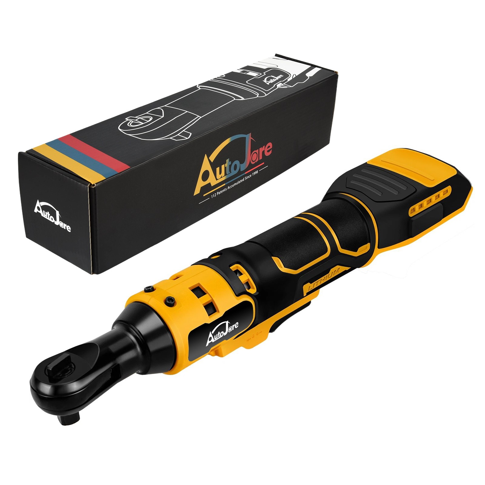 3/8″ Cordless Ratchet Wrench for DEWALT 20V MAX Battery 88NM 65Ft-lbs,No Battery