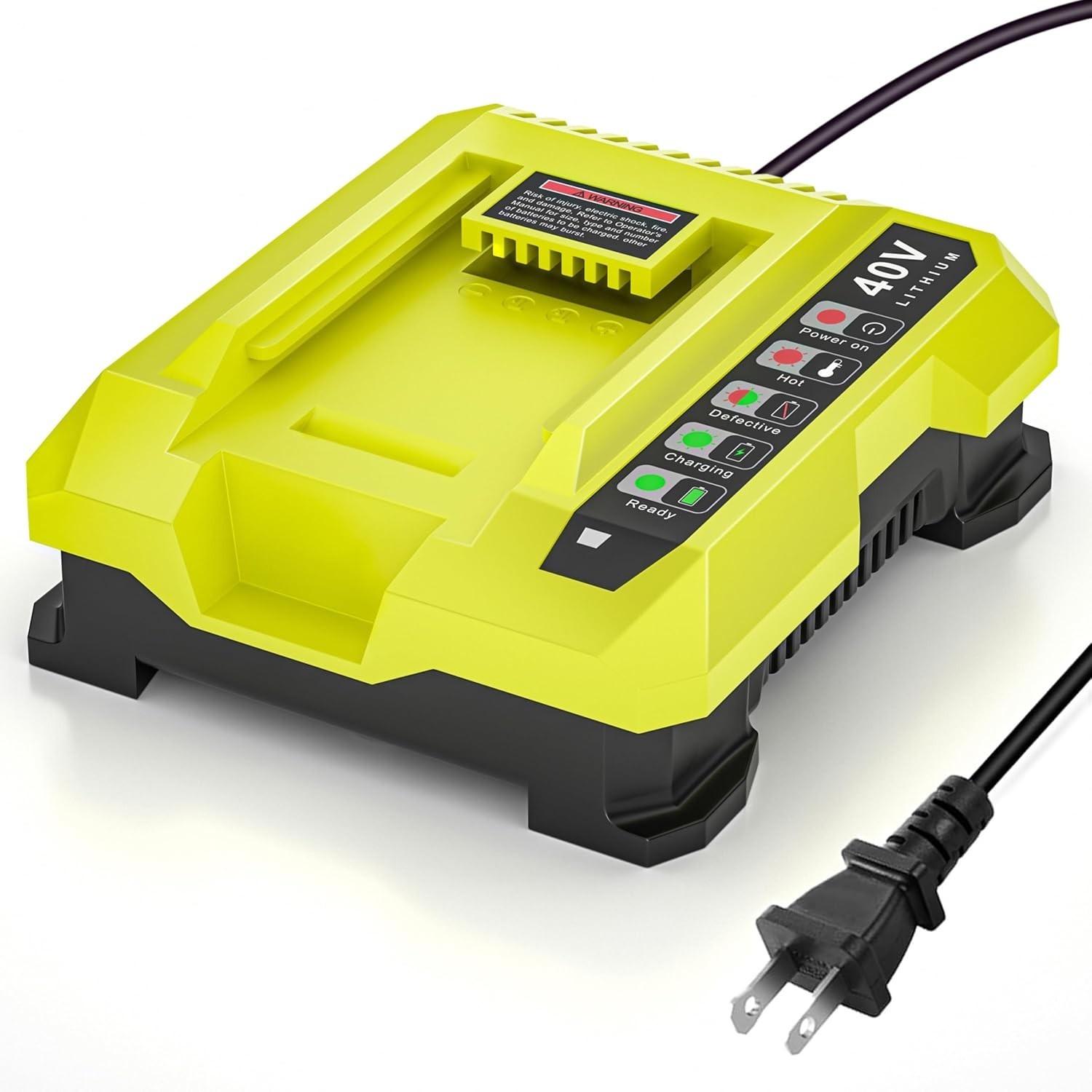 40V Rapid Charger for Ryobi OP401S OP406A OP404 OP401 Battery Replacement