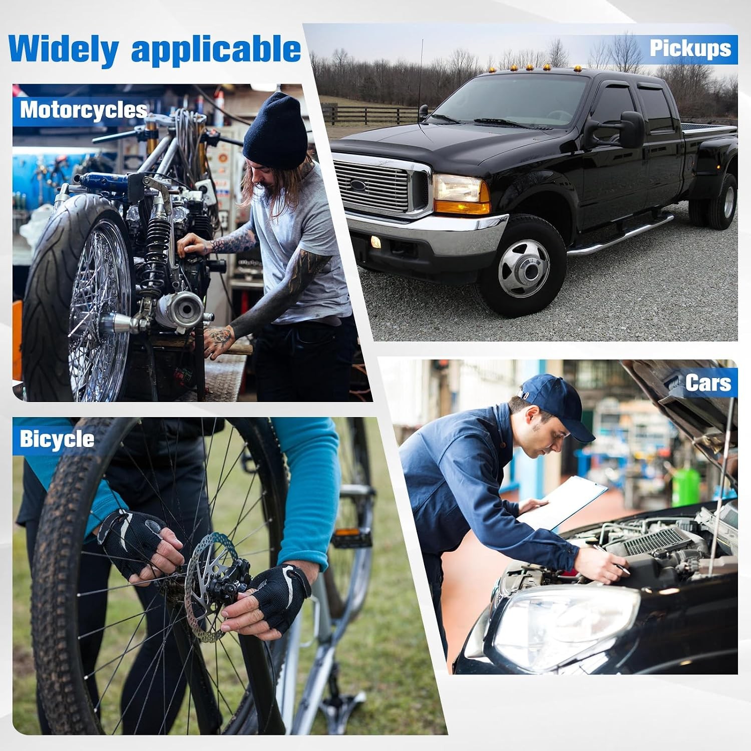 10-Piece Axle Spindle Thread Chaser Set | Includes 8 Dies & 1-1/16″ Extension Ba