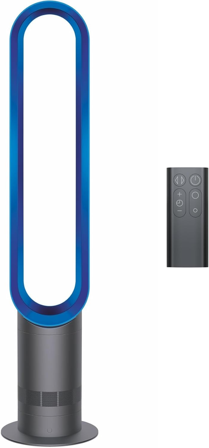 Dyson Cool AM07 Air Multiplier Bladeless Tower Fan, 70° oscillation, 10 levels (