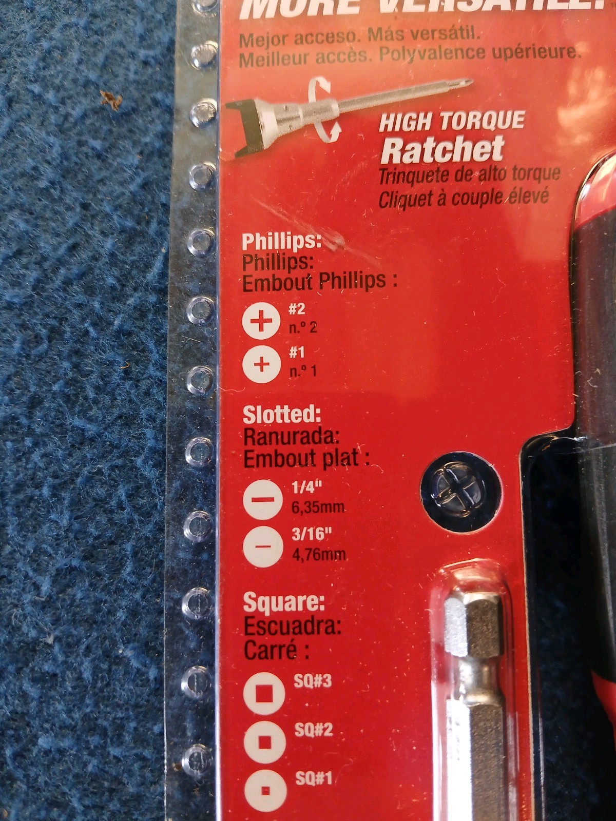 Milwaukee Tool 48-22-2322 9-In-1 Square Drive Ratcheting Multi-Bit Driver