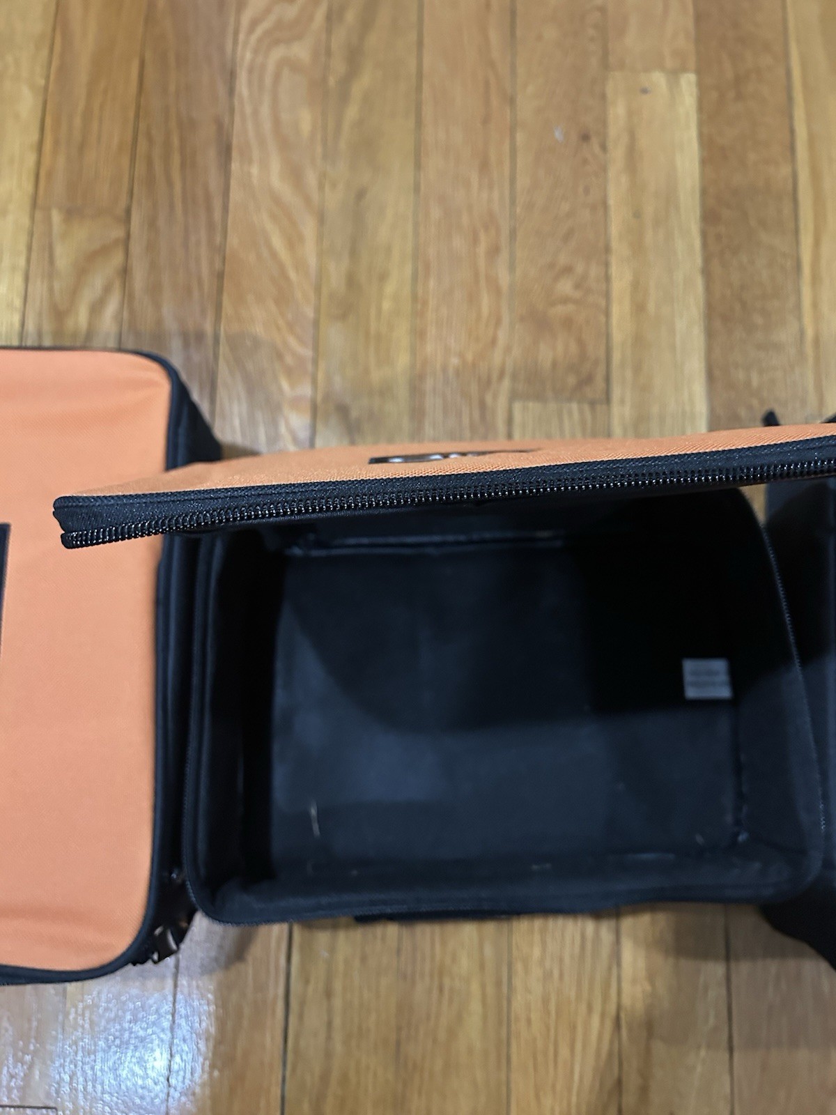 THREE (3) GENUINE RIDGID ORANGE TOOL BAGS 11 x 7 x 3.5″ ZIPPERED SOFT CASES NEW