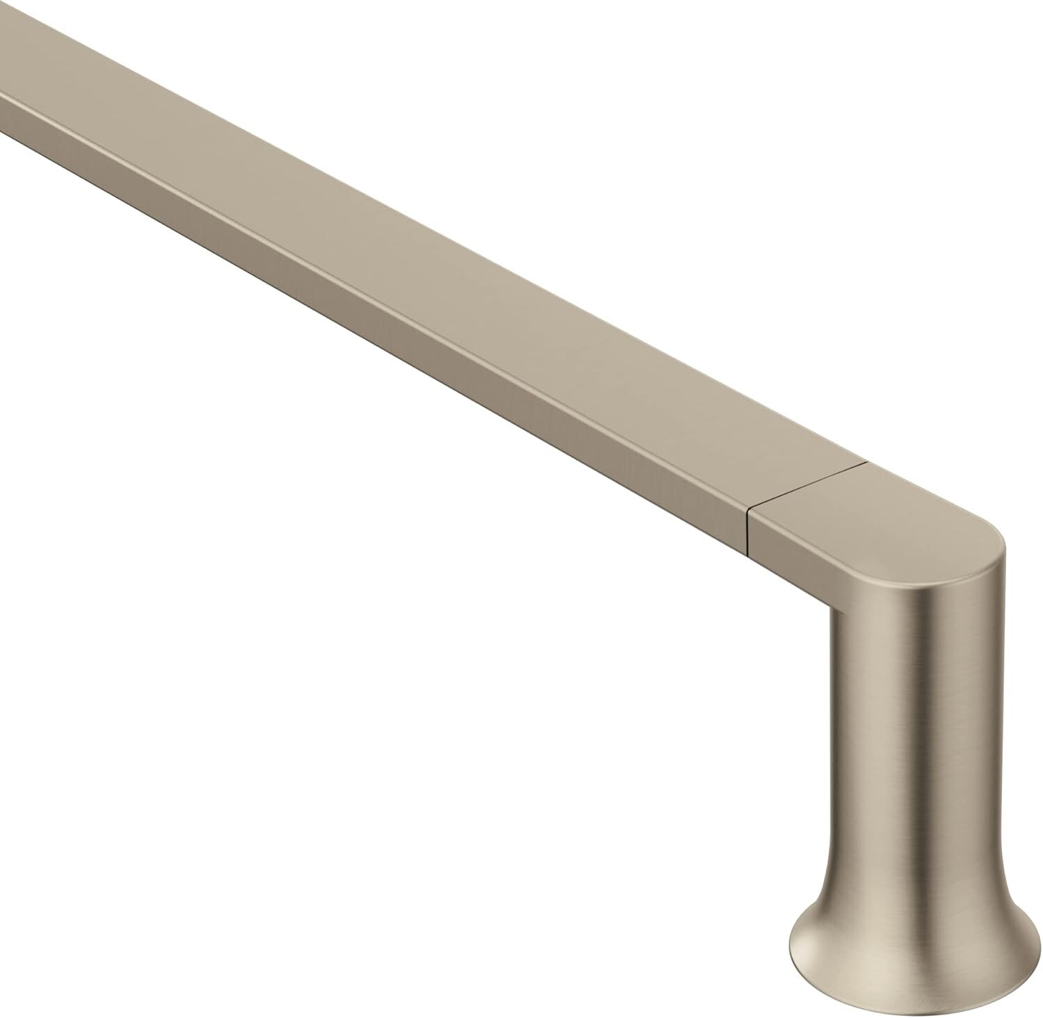 MOEN Genta 24″ Wall Mounted Towel Bar- Spot Resist Brushed Nickel BH3624BN