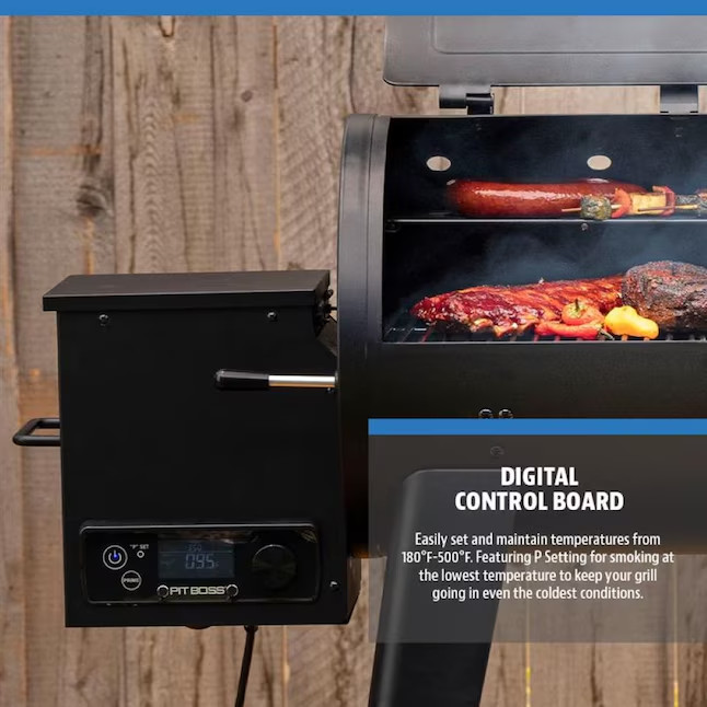 Pit Boss FB2 Series 518-Sq. in Matte Black Pellet Grill