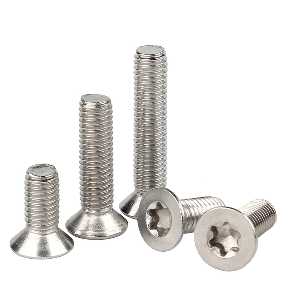 M1.4-M4 Torx Countersunk Machine Screws Flat Head Bolt A2 Stainless Steel Metric