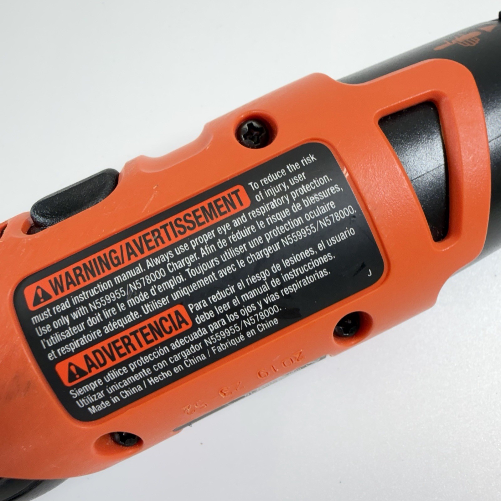 BLACK+DECKER Cordless Screwdriver W/ Pivoting Handle – Charger Not Included