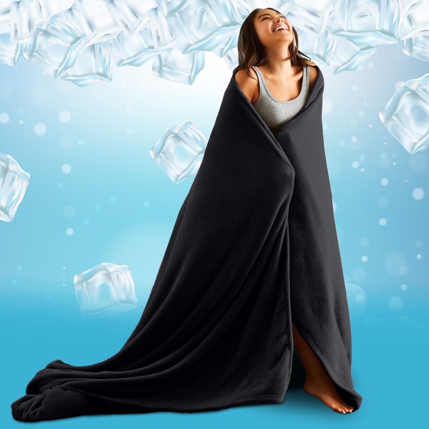 Cooling Blanket Cool Ice Summer Blanket Air Condition Healthy Sleep Thin Quilt