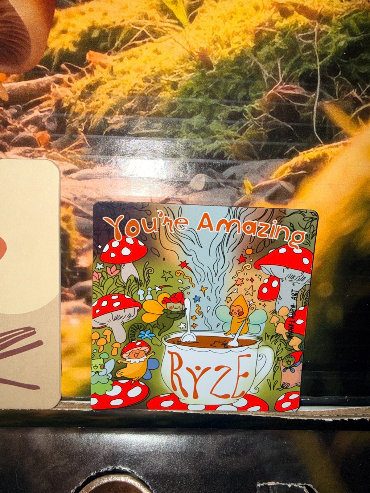 NEW Ryze Items. Regular Roast Mushroom Coffee, acacia jar, scoop, spoon, magnet+