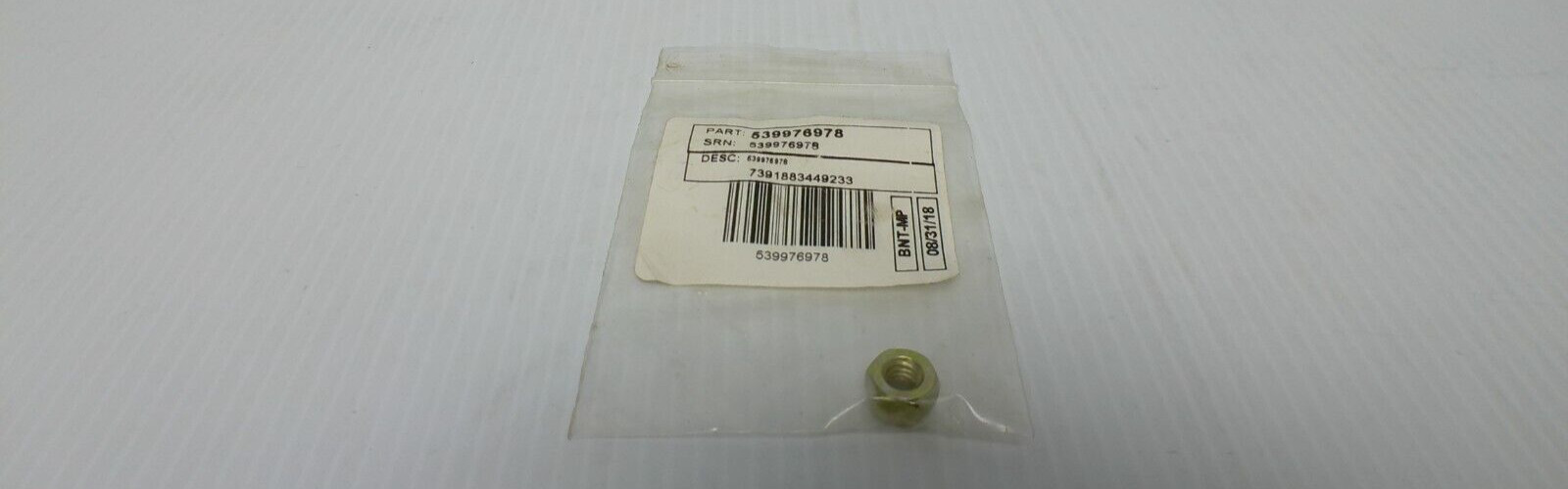 Genuine Husqvarna 539976978 1/4-20 Hex Nyloc Nut