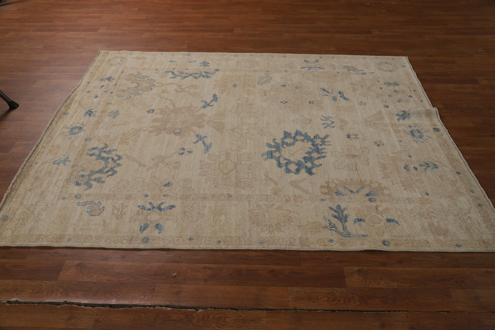 Oushak Turkish Rug 5×7 Vegetable Dye Handmade Wool Oriental Carpet for Any Room