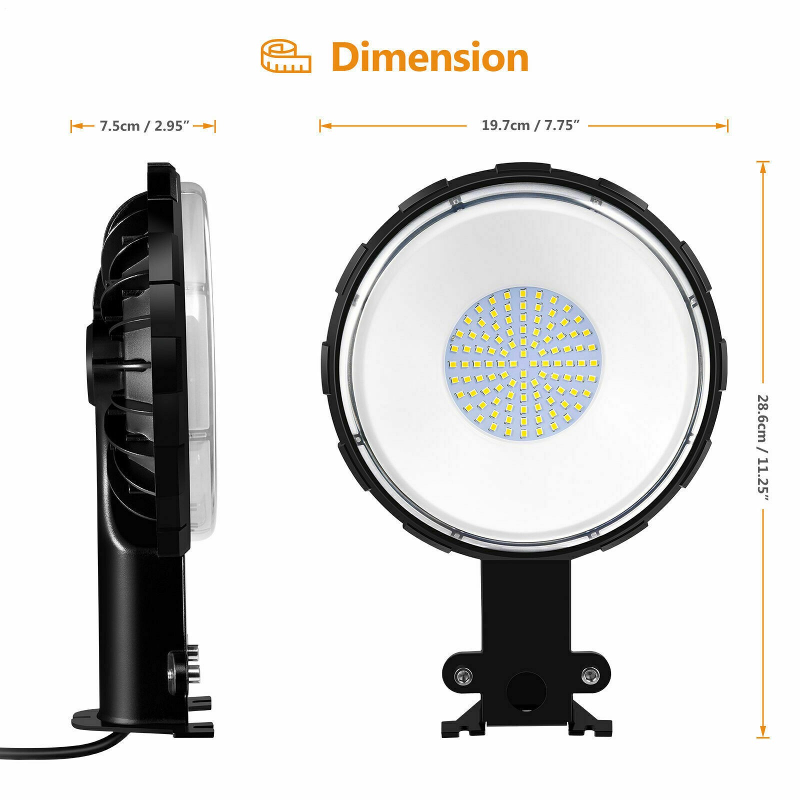 100W 300W LED Barn Yard Street Outdoor Security Light Dusk to Dawn Flood Lights