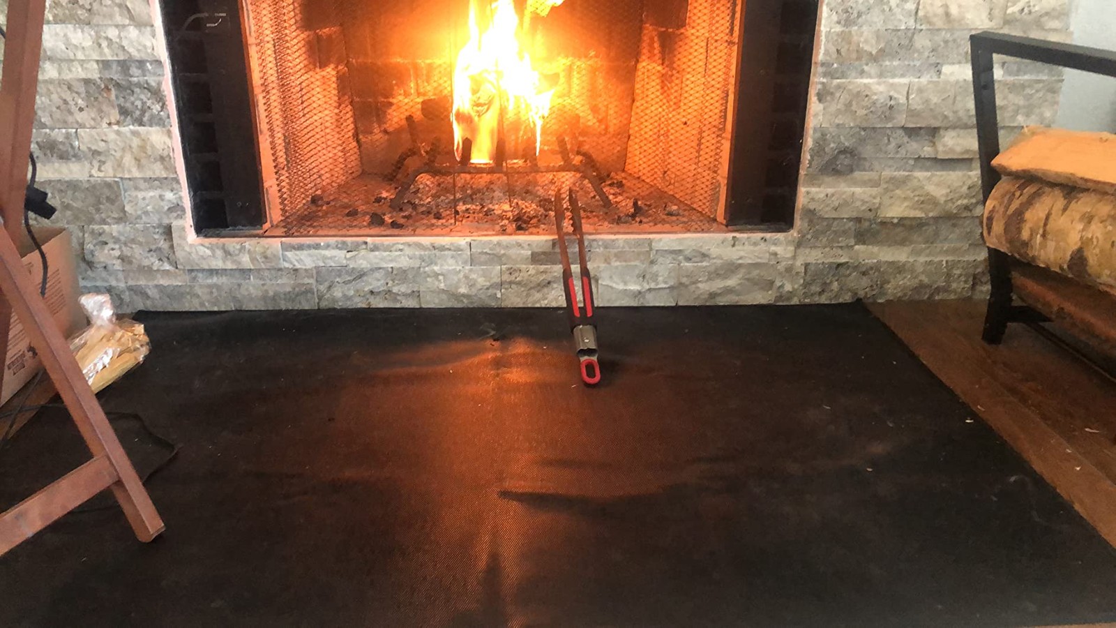48x30in Fireproof Under Grill Mat for Blackstone Griddles – Protect Your Patio