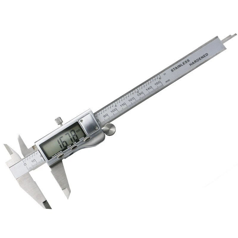 Digital Caliper Micrometer LCD Gauge Vernier Electronic Measuring Tool 6″ 150mm