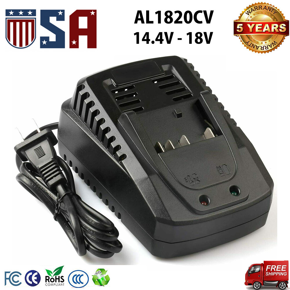 For BOSCH 18 Volt 18V Li-Ion Battery Charger BAT609 BAT618 BAT611 BAT620 BAT610G