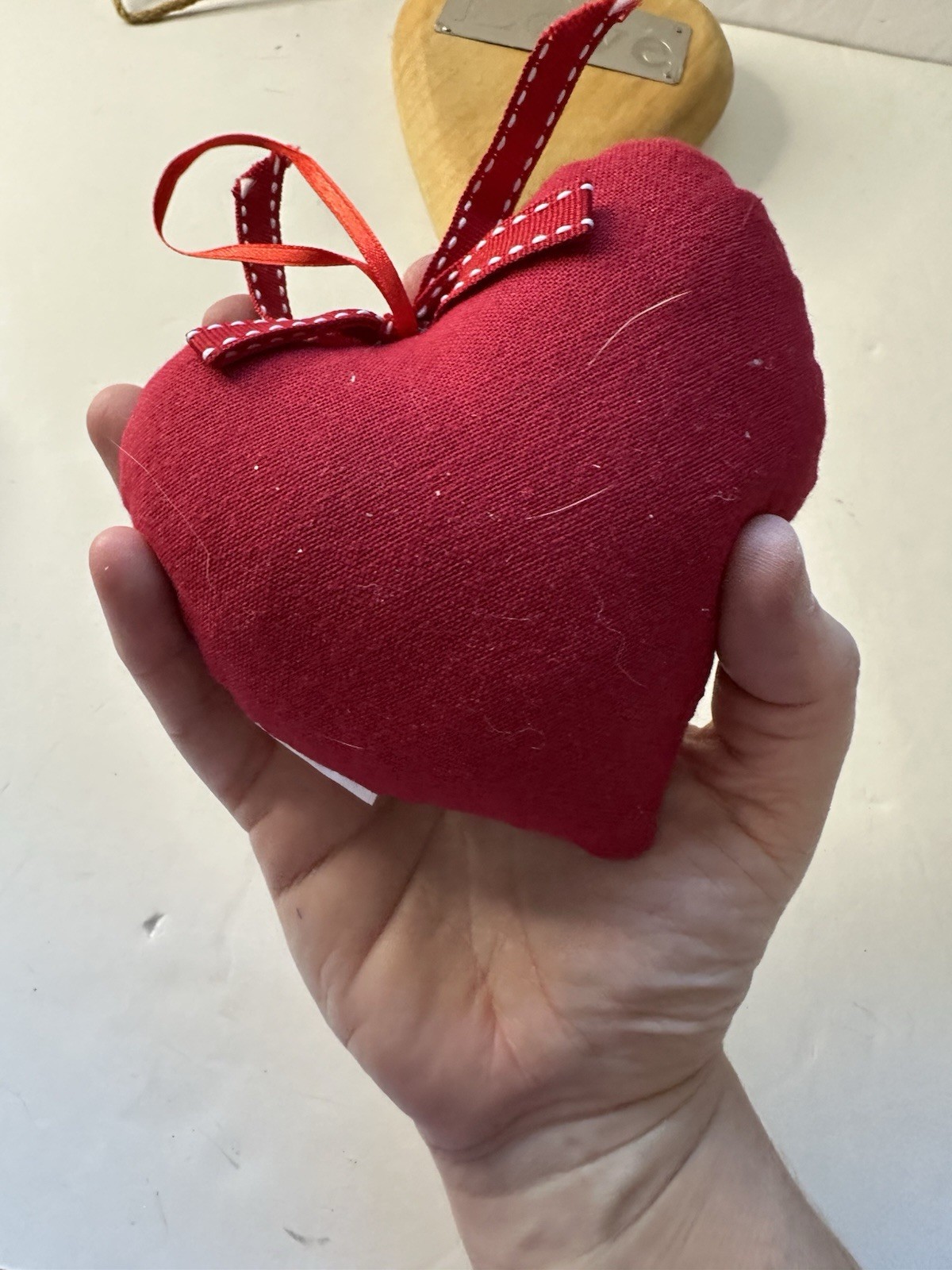 Large Hearts Valentine Decor Lot Of 8 Wood, Metal, Cloth, Paper Mache