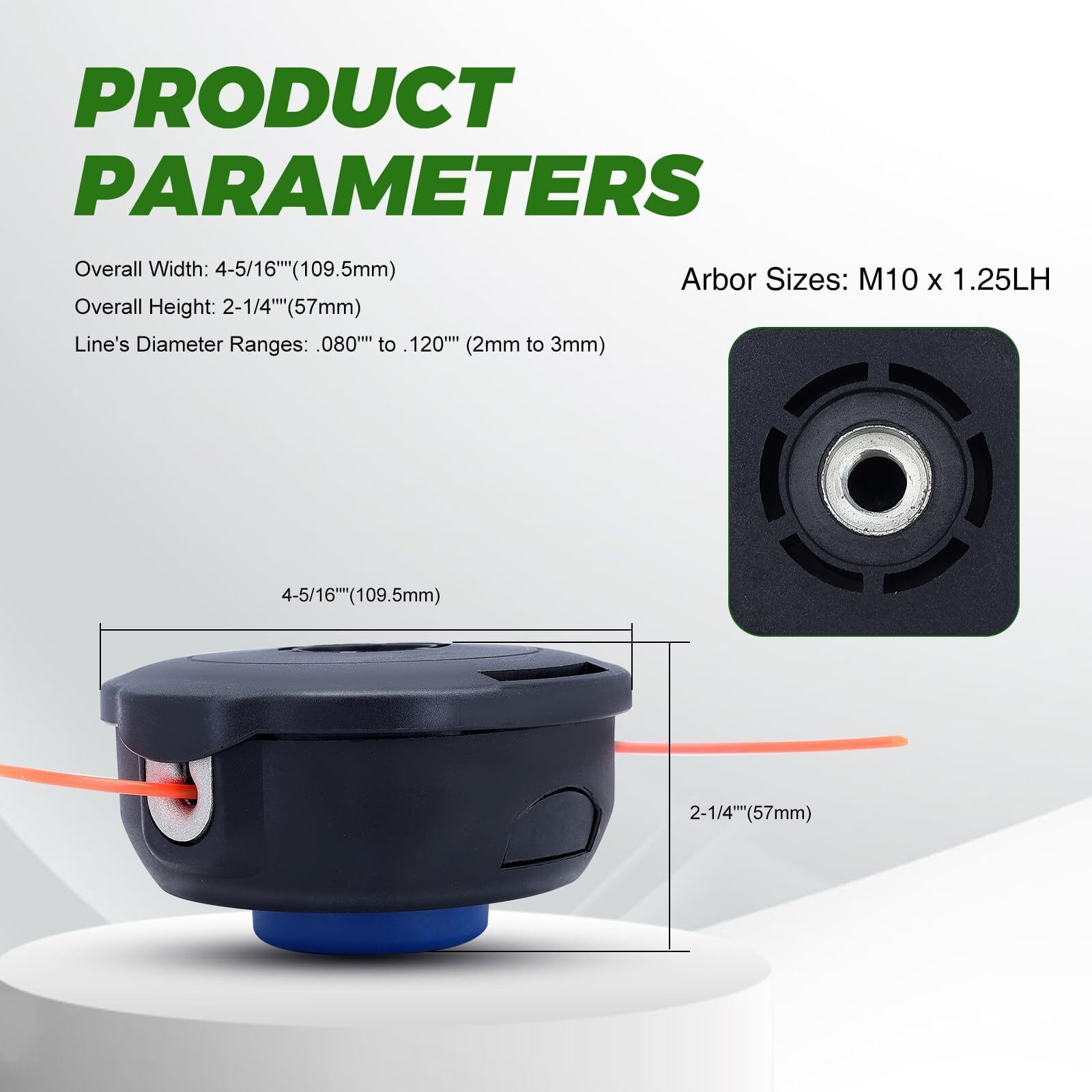 T25 Trimmer Head For Husqvarna 129L 129DJX 129R 129LK 128LDX Trimmer Brushcutter