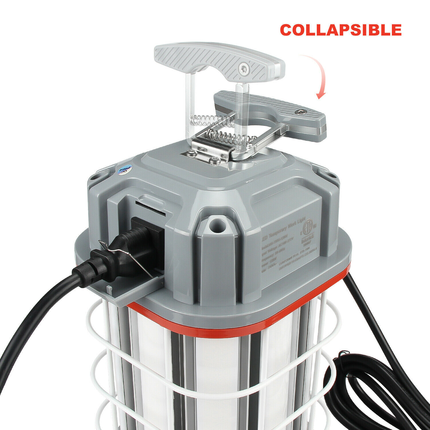 80W 100W 125W 150W LED Temporary Work Light Linkable Construction Jobsite Light